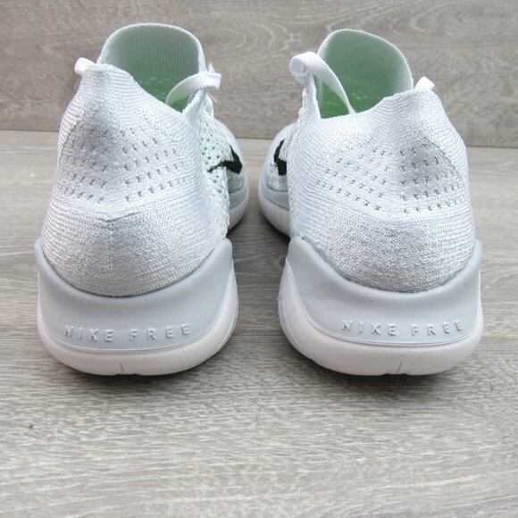 Nike Free RN Flyknit 2018 Womens Size 7.5 Running Shoes White NEW - Picture 9 of 14